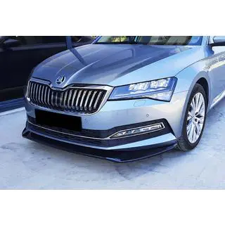 Voorbumper lipspoiler DPT V-3 (2015-2020, hoogglans zwart) foto 1