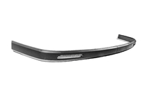 Universele voorlipspoiler DPT White V-1 (ABS, hoogglans zwart) foto 3
