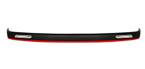 Universele front lip spoiler DPT Red V-1 (ABS, hoogglans zwart) foto 1