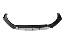 Universele frontlip spoiler DPT Black V-2 (ABS, hoogglans zwart/grijs) foto 5