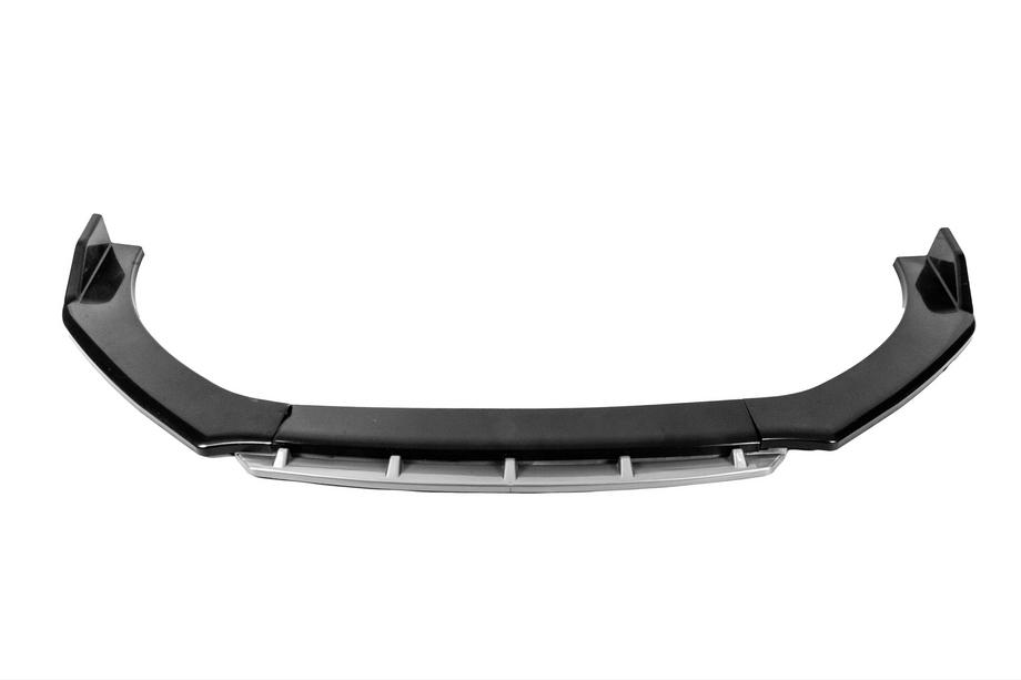 Universele frontlip spoiler DPT Black V-2 (ABS, hoogglans zwart/grijs) Image