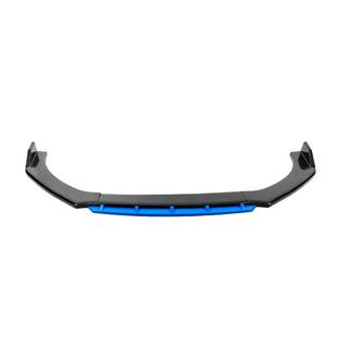 Universele voorbumper lip spoiler DPT Blue V-2 (ABS, hoogglans zwart) foto 2