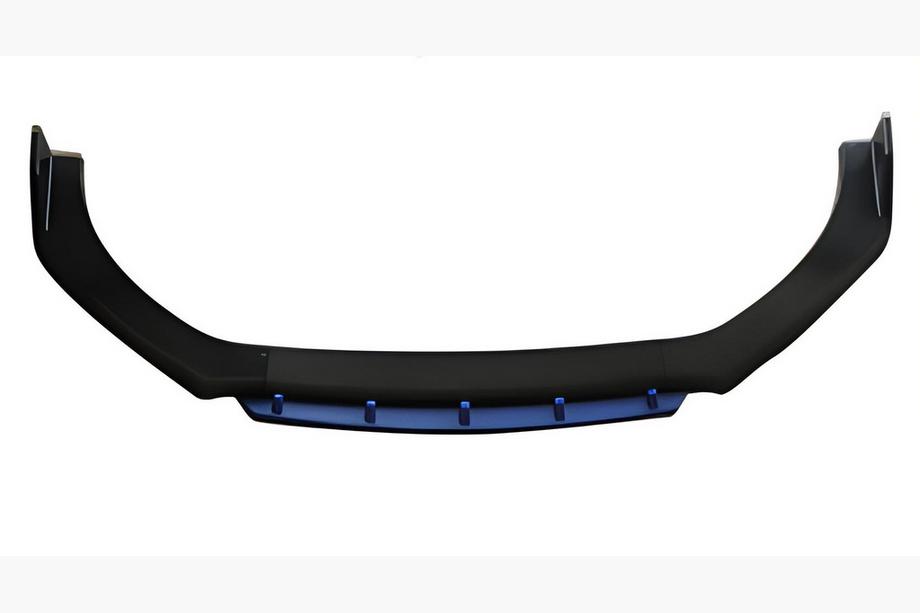 Universele voorbumper lip spoiler DPT Blue V-2 (ABS, hoogglans zwart) Image