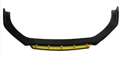Universele frontlip DPT Yellow V-2 (ABS, hoogglans zwart) foto 1