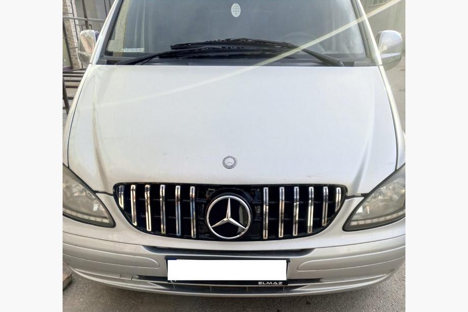 Mercedes Vito W639 2004–2014 Voorgrille 2004-2010 GT Panamericana Chrome Eco Foto 1
