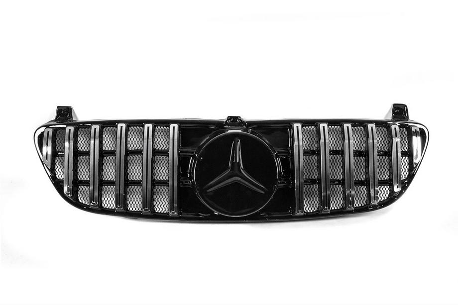 Mercedes Vito W639 2004–2014 Voorgrille 2004-2010 GT Panamericana Chrome Eco Foto 3