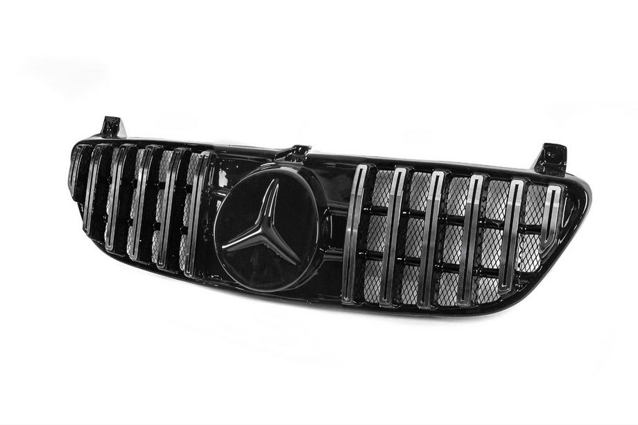 Mercedes Vito W639 2004–2014 Voorgrille 2004-2010 GT Panamericana Chrome Eco Foto 4