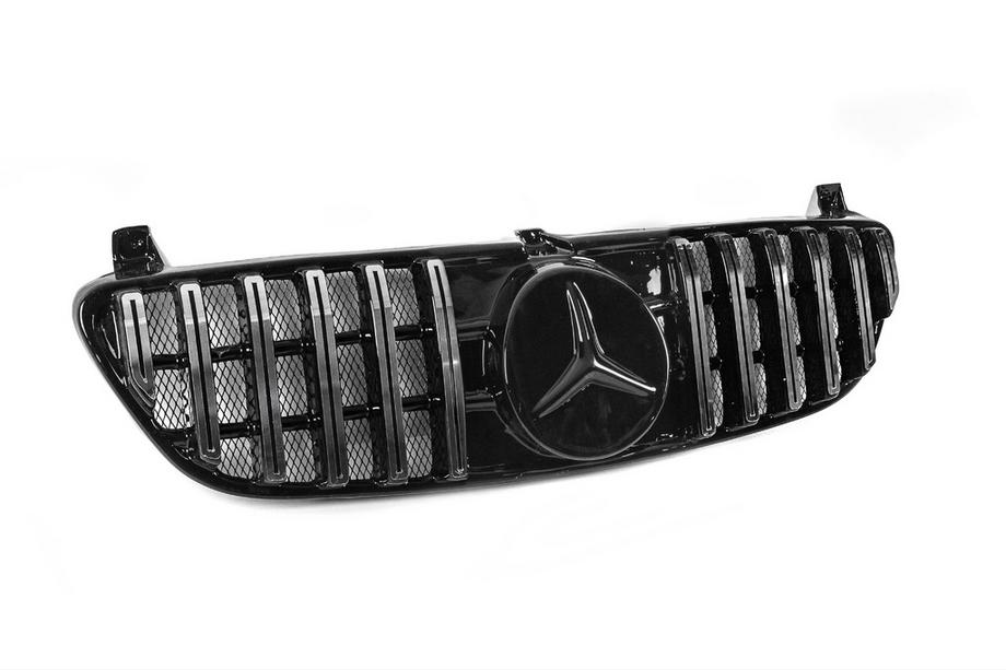 Mercedes Vito W639 2004–2014 Voorgrille 2004-2010 GT Panamericana Chrome Eco Foto 5