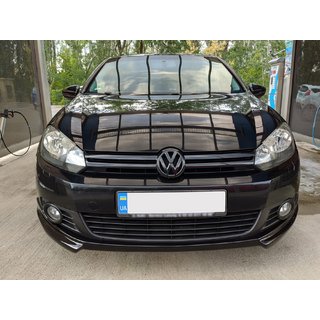 Voorbumper lipspoiler DPT V-2 (spuitklaar) Volkswagen Golf 6 2008–2014 foto 3