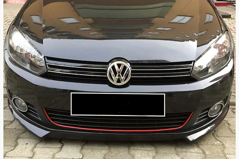 Volkswagen Golf 6 2008–2014 Voorbumper lipspoiler DPT V-2 (spuitklaar) Image