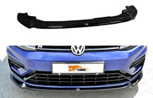 Volkswagen Golf 7/E-Golf 2012–2020 Frontlip DPT V-3 (voor R / R-Line HB, 2017-2019, hoogglans zwart) foto 1