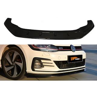 Front lip splitter DPT V-1 (voor GTI, 2017-2019, hoogglans zwart) foto 1