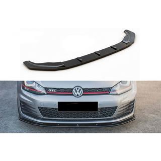 DPT V-1 front lip / voorsplitter (voor GTI, 2012-2017, glanzend zwart) foto 1