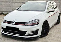 Volkswagen Golf 7/E-Golf 2012–2020 Front lip spoiler DPT V-2 (voor GTI, 2012-2017, hoogglans zwart) foto 2