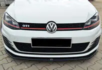 Volkswagen Golf 7/E-Golf 2012–2020 Front lip spoiler DPT V-2 (voor GTI, 2012-2017, hoogglans zwart) foto 3