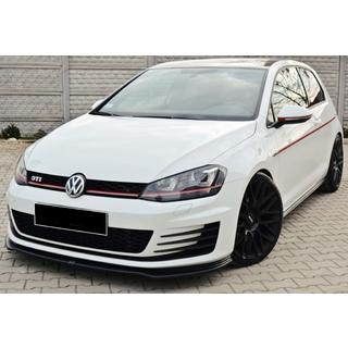 Front lip spoiler DPT V-2 (voor GTI, 2012-2017, hoogglans zwart) foto 2