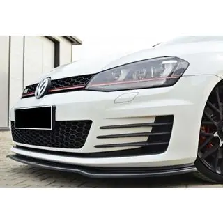 Front lip spoiler DPT V-2 (voor GTI, 2012-2017, hoogglans zwart) foto 1