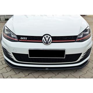 Front lip spoiler DPT V-2 (voor GTI, 2012-2017, hoogglans zwart) foto 3