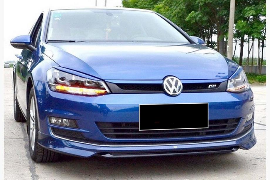 Volkswagen Golf 7/E-Golf 2012–2020 Voorbumper lipspoiler DPT V-1 (voor originele bumper, 2012-2017, voor spuiten) Foto 1