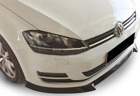 Volkswagen Golf 7/E-Golf 2012–2020 Front lip spoiler DPT V-4 (voor originele bumper, 2012-2017, hoogglans zwart) foto 1