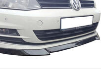 Volkswagen Golf 7/E-Golf 2012–2020 Front lip spoiler DPT V-4 (voor originele bumper, 2012-2017, hoogglans zwart) foto 3