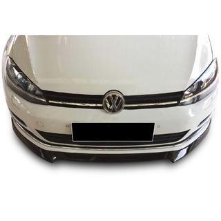 Front lip spoiler DPT V-4 (voor originele bumper, 2012-2017, hoogglans zwart) Volkswagen Golf 7/E-Golf 2012–2020 foto 2