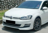 Volkswagen Golf 7/E-Golf 2012–2020 Voorlip spoiler DPT V-5 (voor OEM-bumper, 2012-2017, hoogglans zwart) foto 1