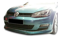 Volkswagen Golf 7/E-Golf 2012–2020 Voorbumperlip DPT V-2 (voor OEM bumper, 2012-2017, glanzend zwart) foto 2