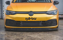 Volkswagen Golf 8 2019– Front lip spoiler DPT V-2 (hoogglans zwart) foto 1