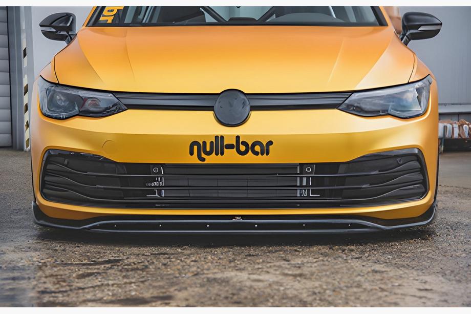 Volkswagen Golf 8 2019– Front lip spoiler DPT V-2 (hoogglans zwart) Image