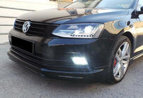 Volkswagen Jetta 2011–2018 Voorbumper lip spoiler DPT V-1 (2014-2018, overschilderbaar) foto 1