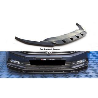 Voorbumper lipspoiler DPT V-1 (2015-2019 EU, hoogglans zwart) Volkswagen Passat B8 2015–2023 foto 1