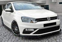 Volkswagen Polo 2010–2017 DPT frontlip (voor GTI, 2014-2017, hoogglans zwart) foto 2