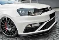 Volkswagen Polo 2010–2017 DPT frontlip (voor GTI, 2014-2017, hoogglans zwart) foto 3