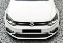 Volkswagen Polo 2010–2017 DPT frontlip (voor GTI, 2014-2017, hoogglans zwart) foto 4