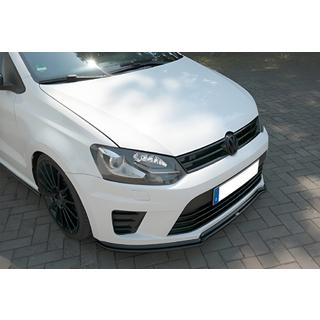 Voorbumper lip spoiler DPT V-1 (hoogglans zwart)