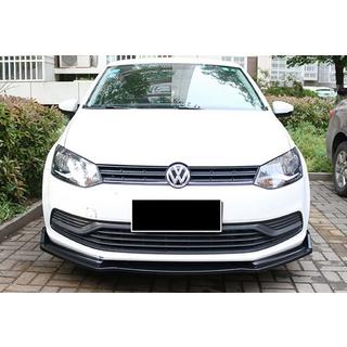 Front lip spoiler DPT V-2 (hoogglans zwart) foto 3
