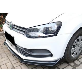 Front lip spoiler DPT V-2 (hoogglans zwart) foto 1