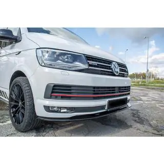DPT front bumper lip (hoogglans zwart) foto 1