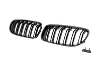 BMW 3-serie E90/E91 2005–2011 M-Look nierroosters (2008-2011, hoogglans zwart) foto 4
