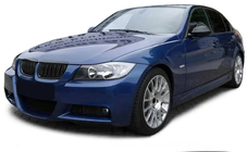 BMW 3-serie E90/E91 2005–2011 Niergrille M-Look (voor E-90/91, 2005-2008, glanzend zwart) foto 4