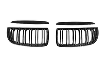 BMW 3-serie E90/E91 2005–2011 Niergrille M-Look (voor E-90/91, 2005-2008, glanzend zwart) foto 3