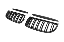 BMW 3-serie E90/E91 2005–2011 Niergrille M-Look (voor E-90/91, 2005-2008, glanzend zwart) foto 10