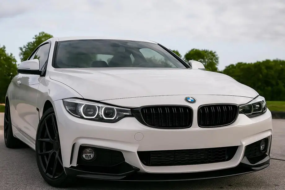 BMW 4 Serie F32/F33/F36 2012–2020 Niergrilles M-Look (hoogglans zwart) Image