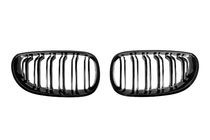 BMW 5 Serie E60/E61 2003–2010 Niergrilles M-Look (hoogglans zwart) foto 3