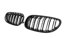 BMW 5 Serie E60/E61 2003–2010 Niergrilles M-Look (hoogglans zwart) foto 4