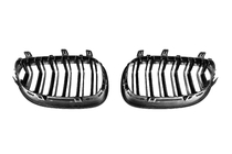 BMW 5 Serie E60/E61 2003–2010 Niergrilles M-Look (hoogglans zwart) foto 6