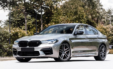 BMW 5 Serie G30/G31 2017–2023 Niergrille M-Look (2021-2023, hoogglans zwart) Zonder camera foto 1