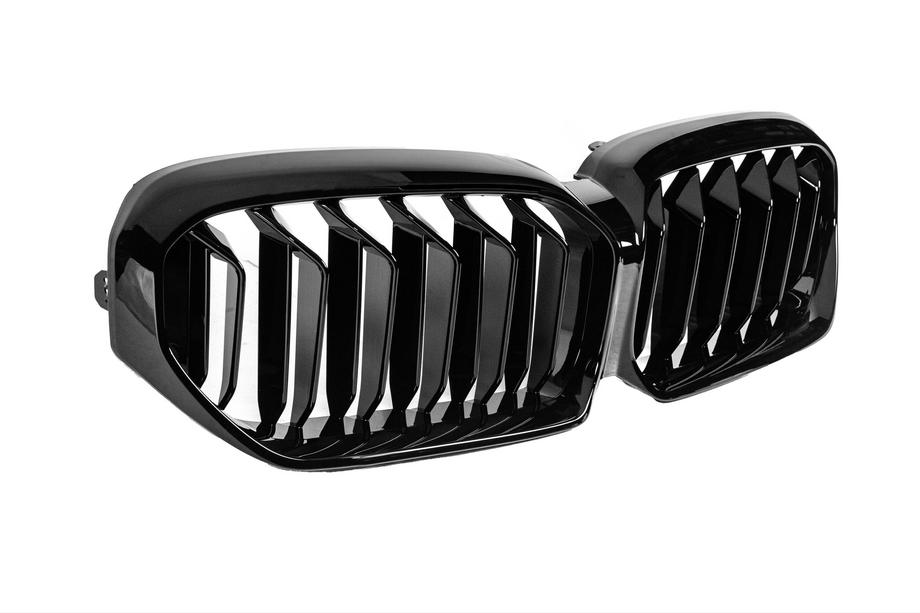 BMW 5 Serie G30/G31 2017–2023 Niergrille M-Look (2021-2023, hoogglans zwart) Met camera-opening Foto 5