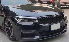 BMW 5 Serie G30/G31 2017–2023 Niergrillen M-Look (2017-2020, hoogglans zwart) foto 3